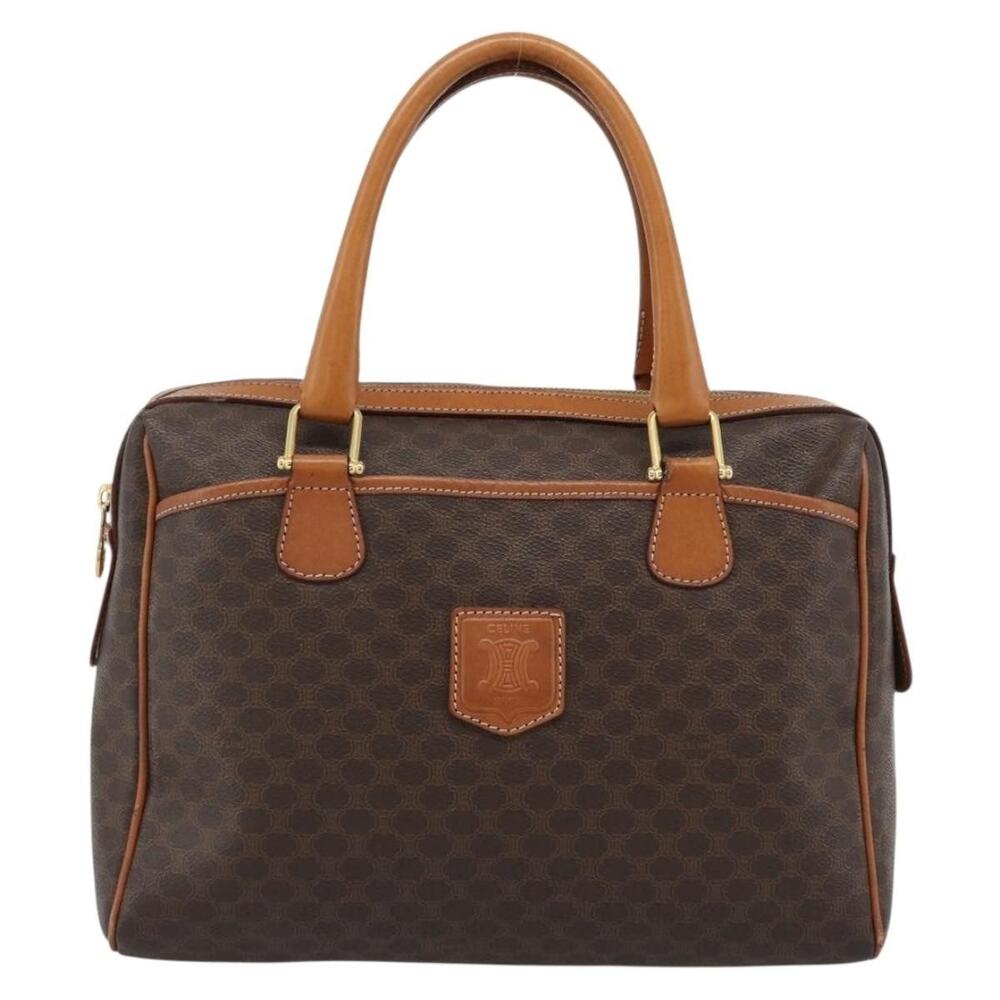 Celine Macadam Boston Bag Brown